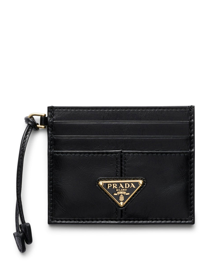 Prada Women Leather Card Holder