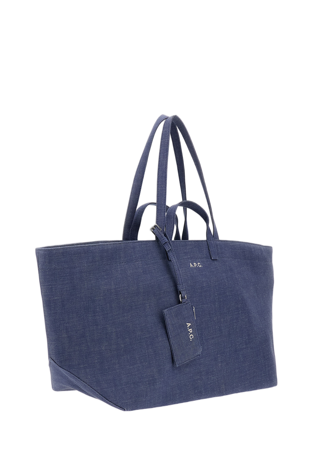 Blue Le Drummer Toile Large Tote Bag