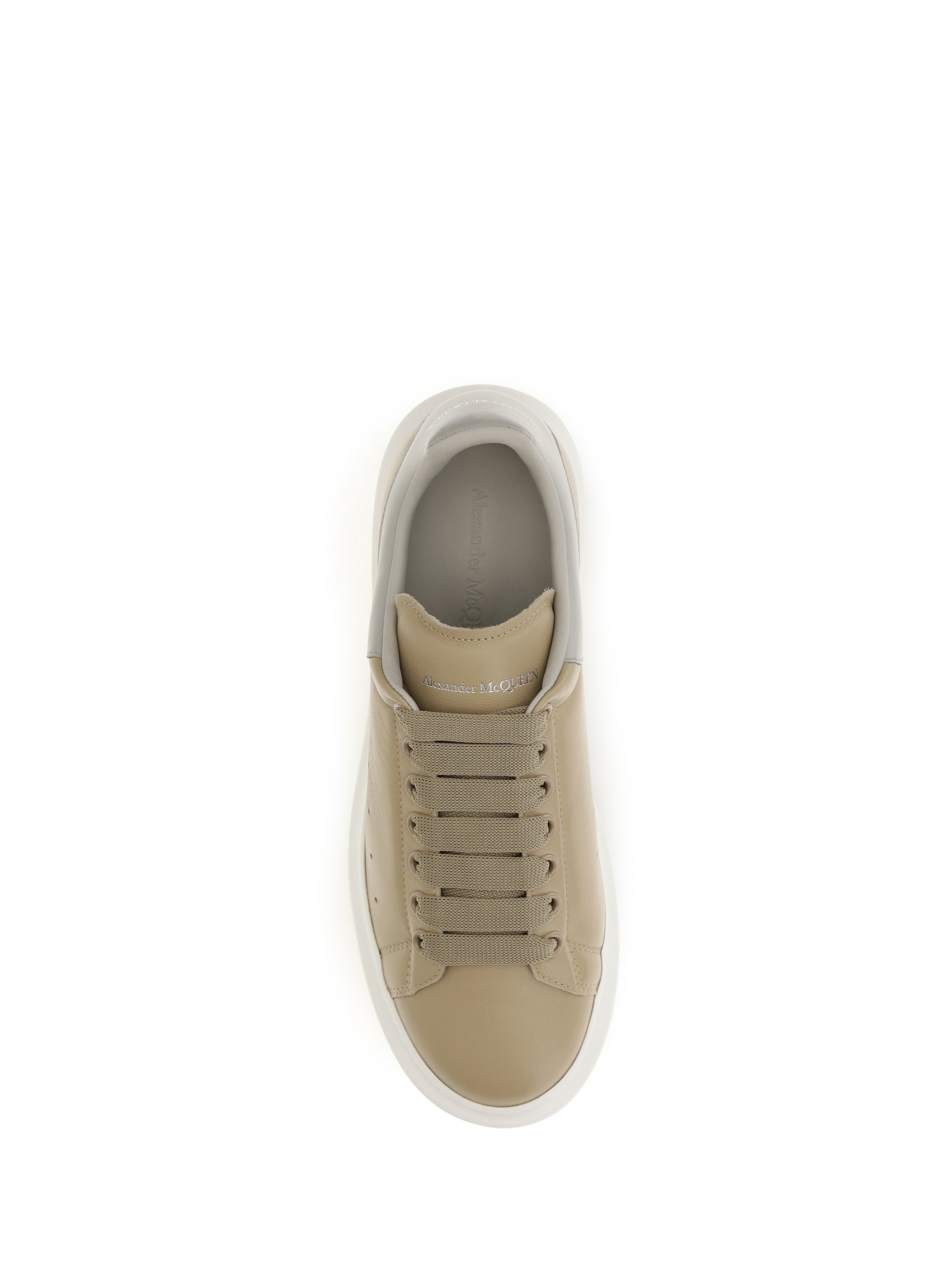 Alexander Mcqueen Men Leather Sneakers
