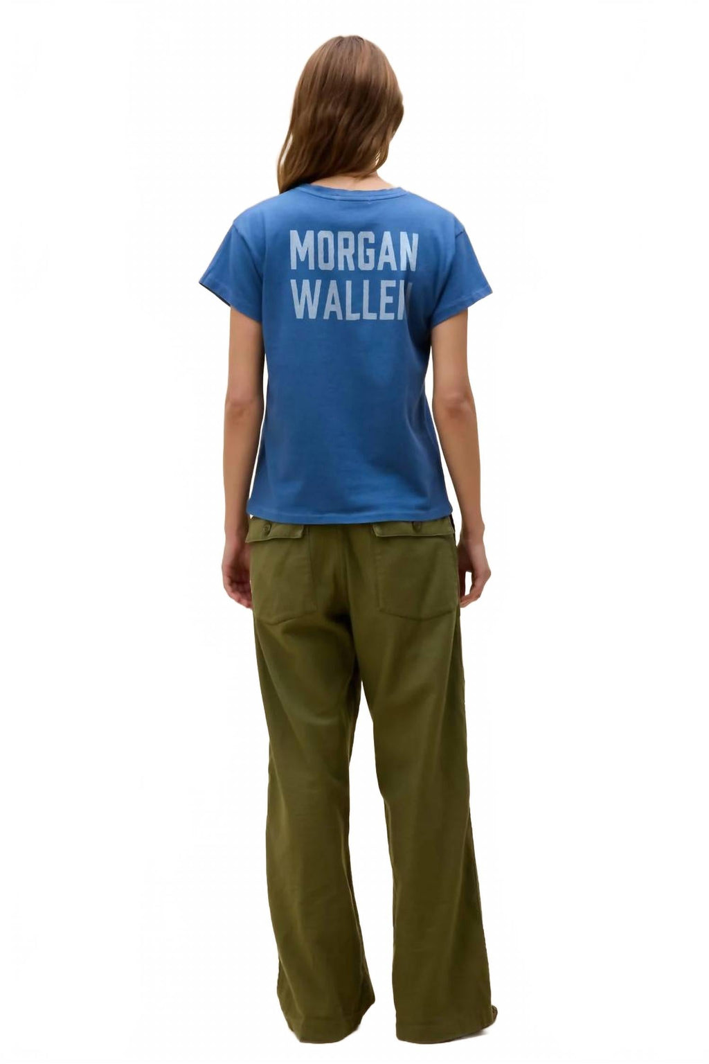 Morgan Wallen Somebody's Problem Tour Tee In Denim