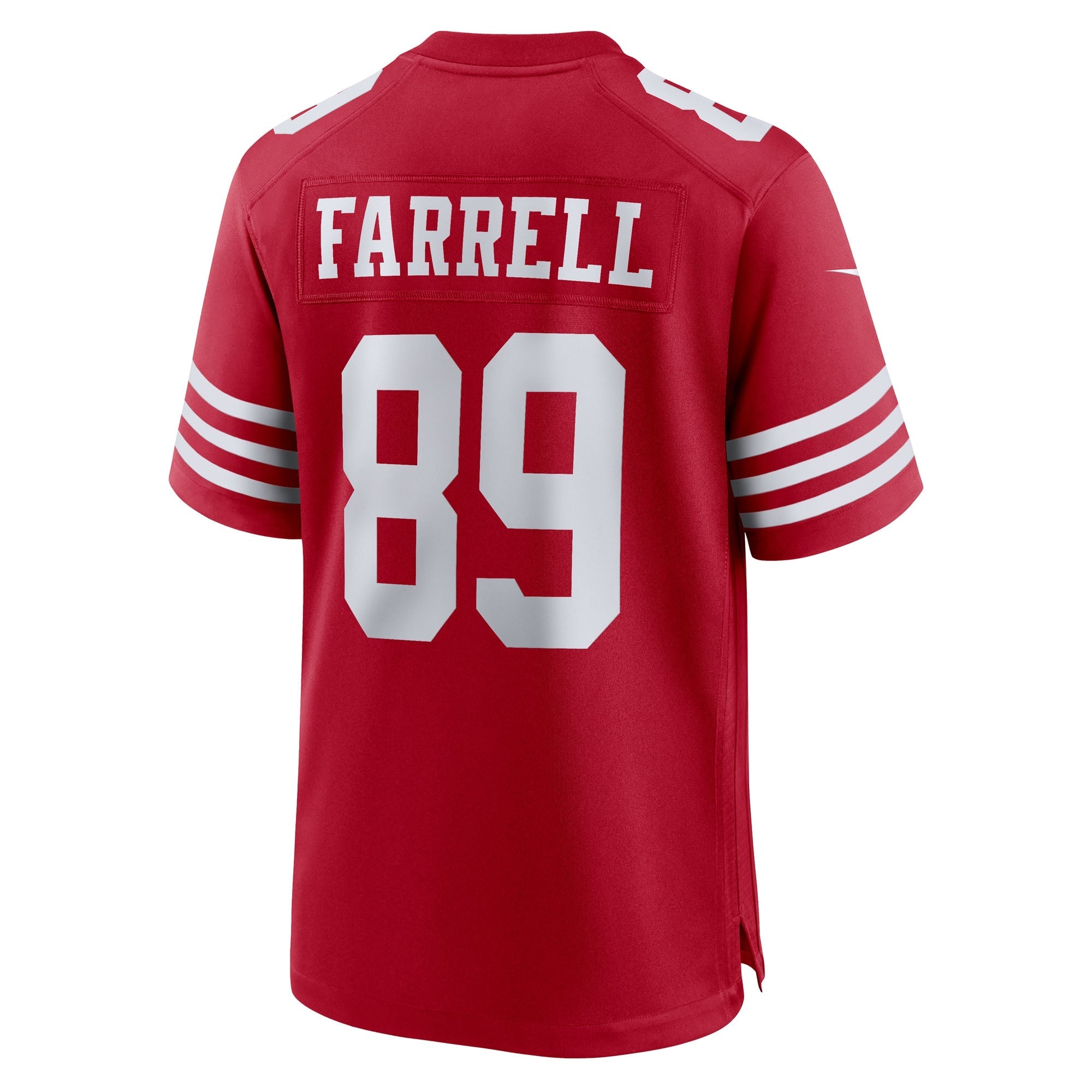 San Francisco 49ers Luke Farrell Scarlet Team Game Jersey