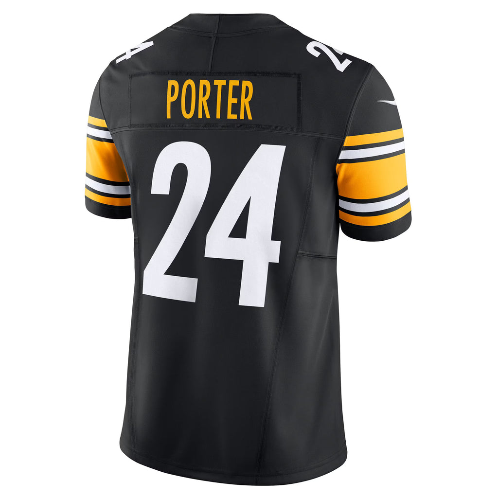 Pittsburgh Steelers Joey Porter Jr. Black Vapor F.U.S.E. Limited Jersey