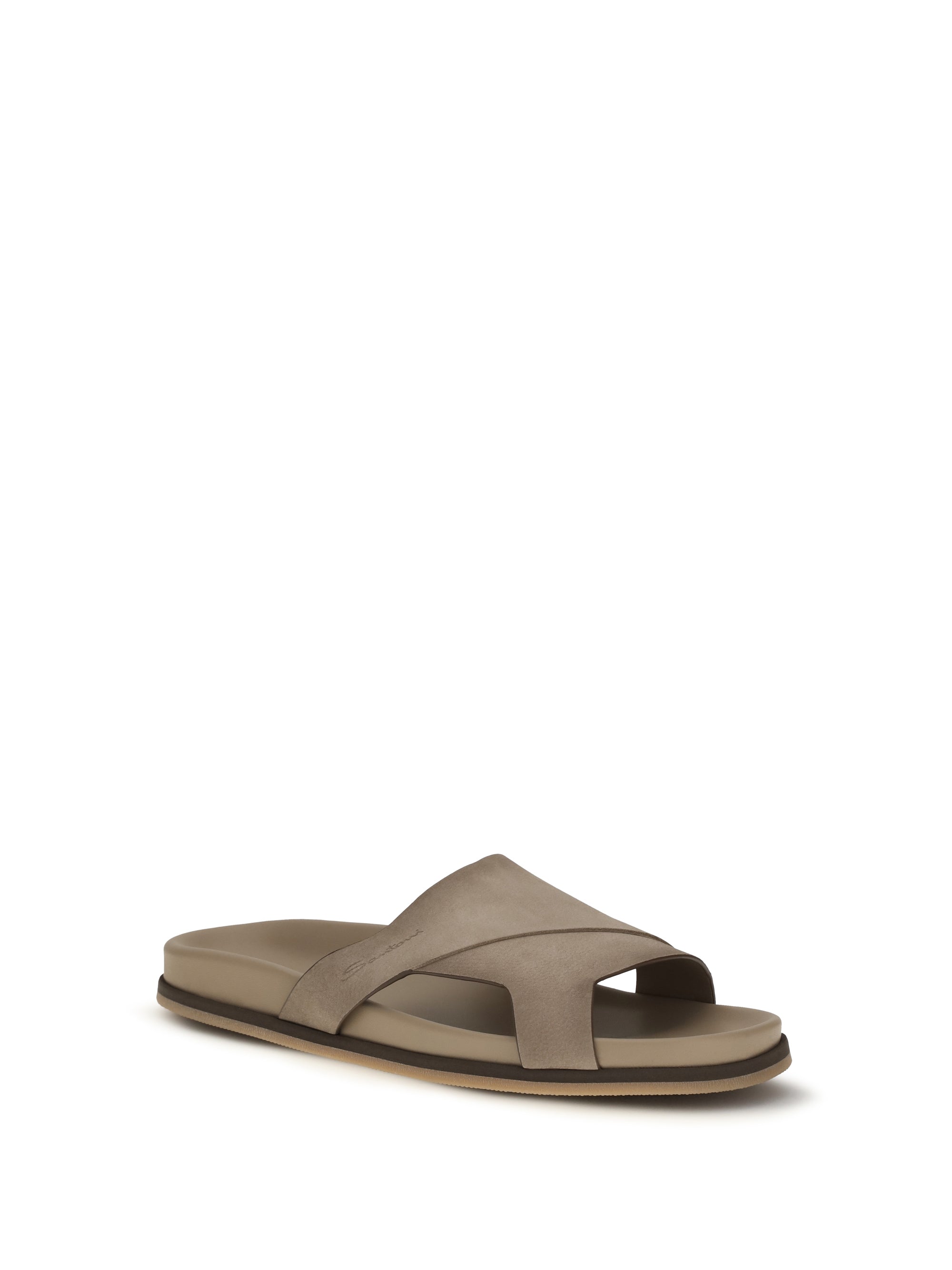 Santoni Men Leather Sandals