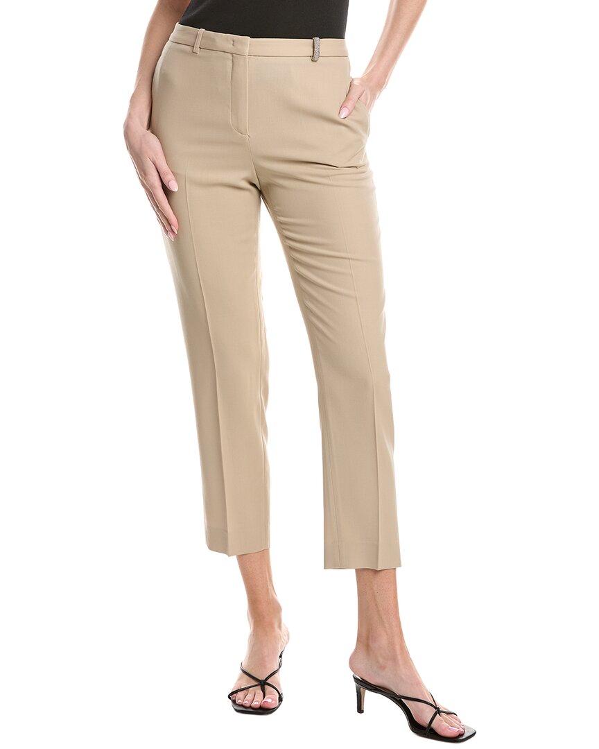 Fabiana Filippi Wool Fluid Slim Fit Trouser