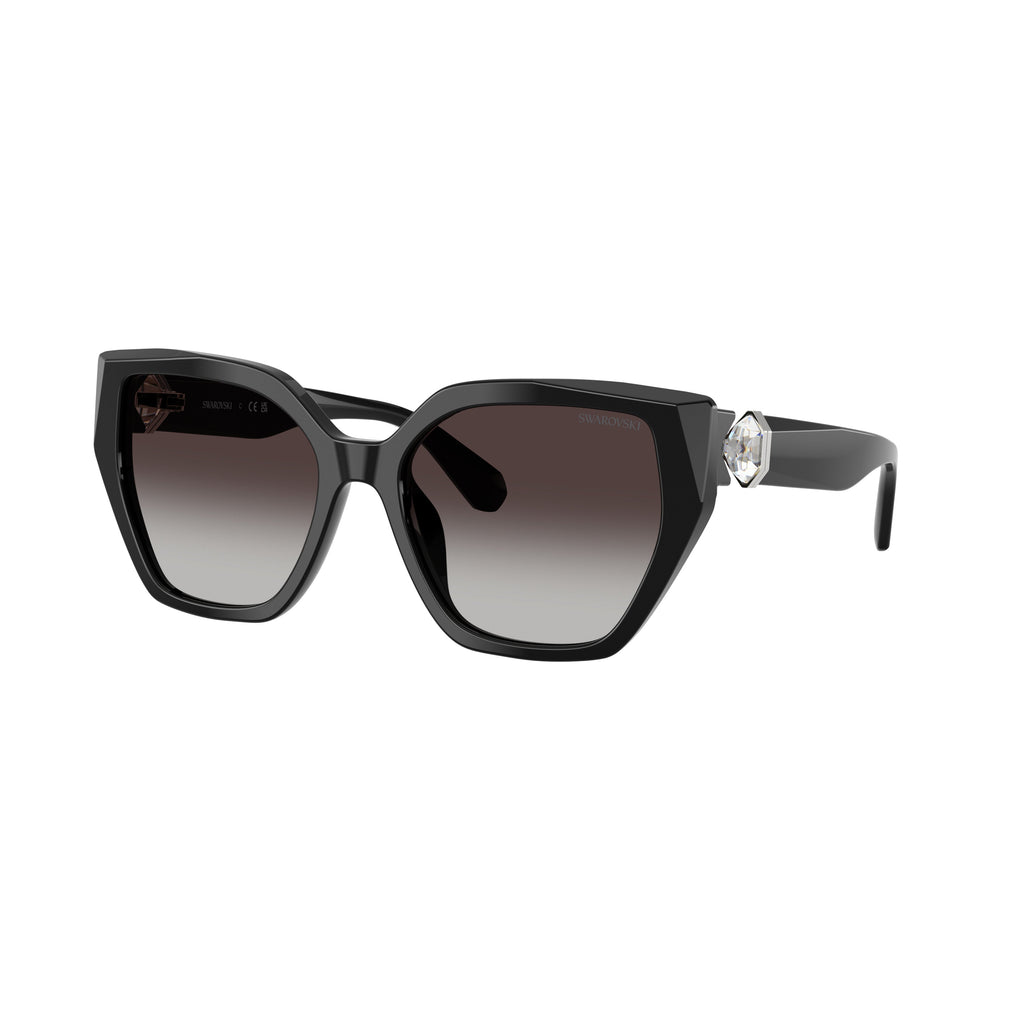 0Sk6044U Oversized Square Frame Sunglasses with Crystal Embellishment