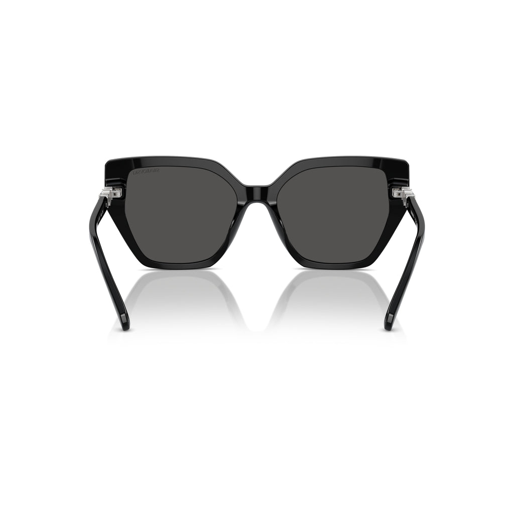 0Sk6016 Oversized Square Frame Sunglasses with Crystal Accents