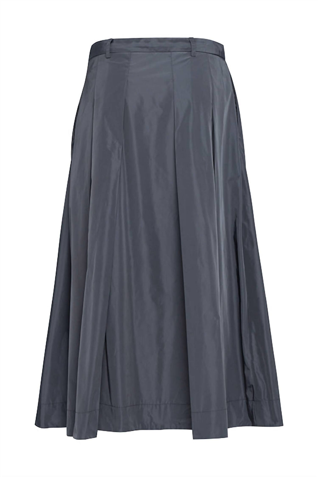 Charlotte Taffeta Skirt In Graphite