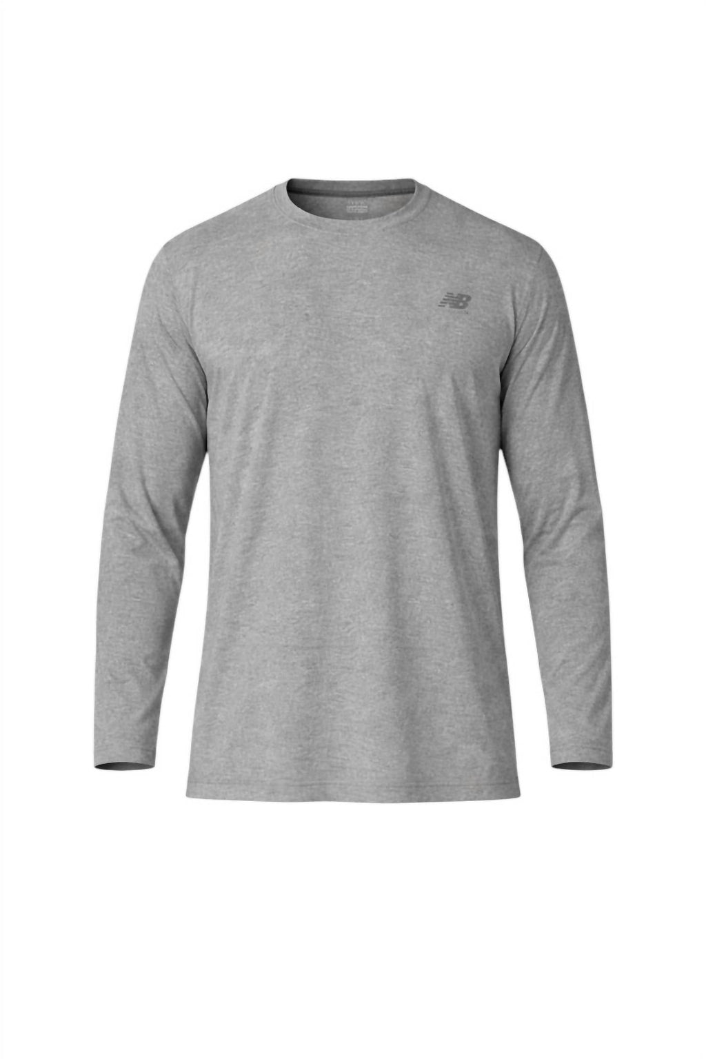 Men's Lightweight Long Sleeve Top In Athletic Grey