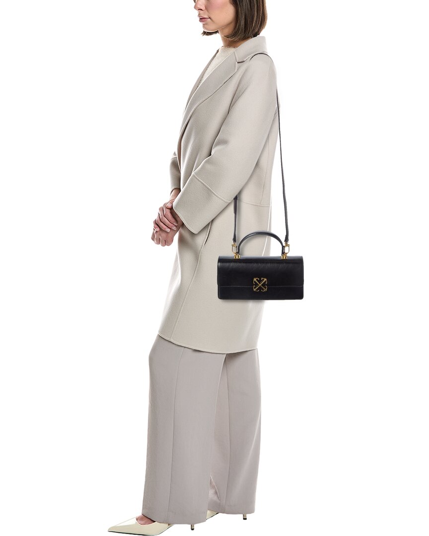Off-White Jitney East West Leather Shoulder Bag