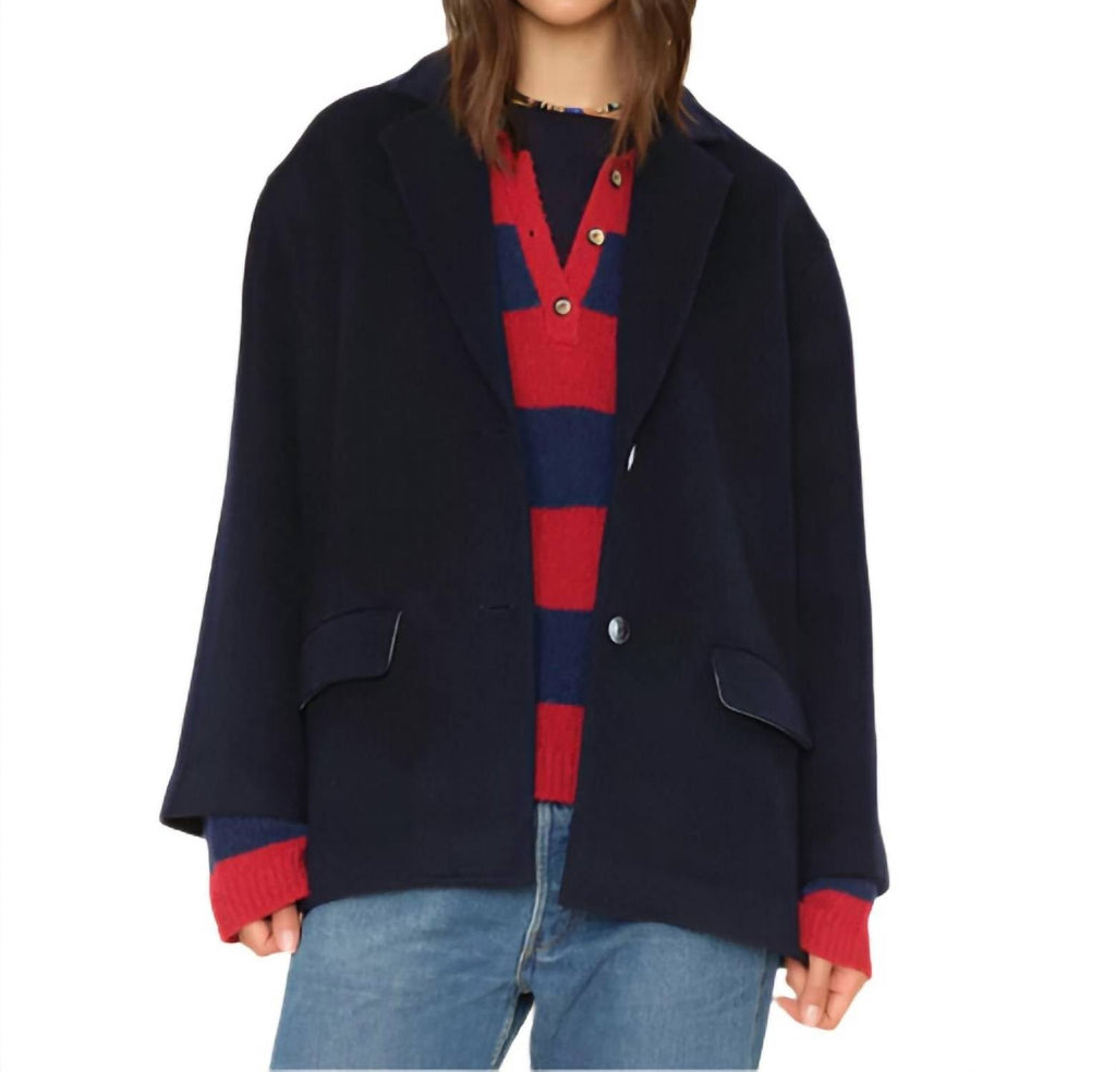 Rowan Jacket In Dark Navy