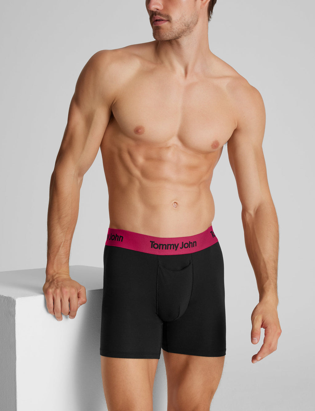 Men's Second Skin Mid-Length Boxer Brief 6"