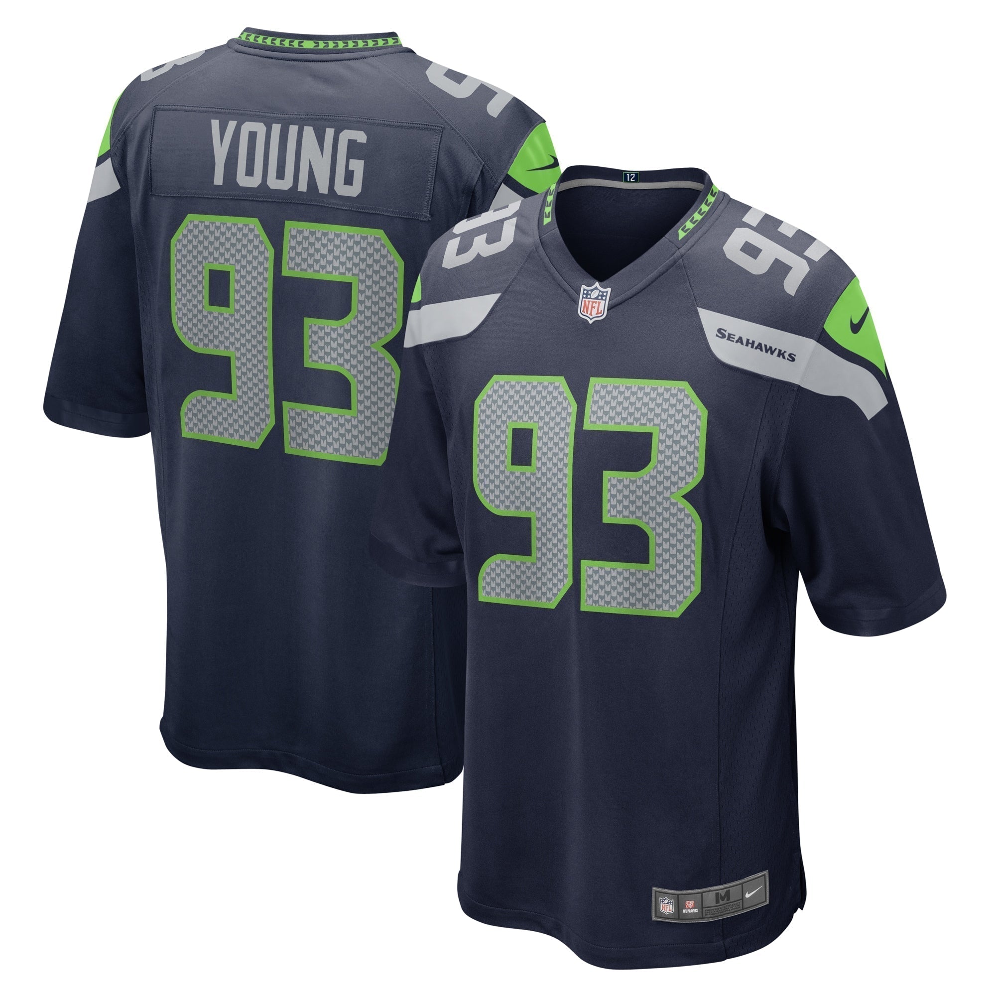 Cameron Young Seattle Seahawks Nike  Game Jersey -  College Navy