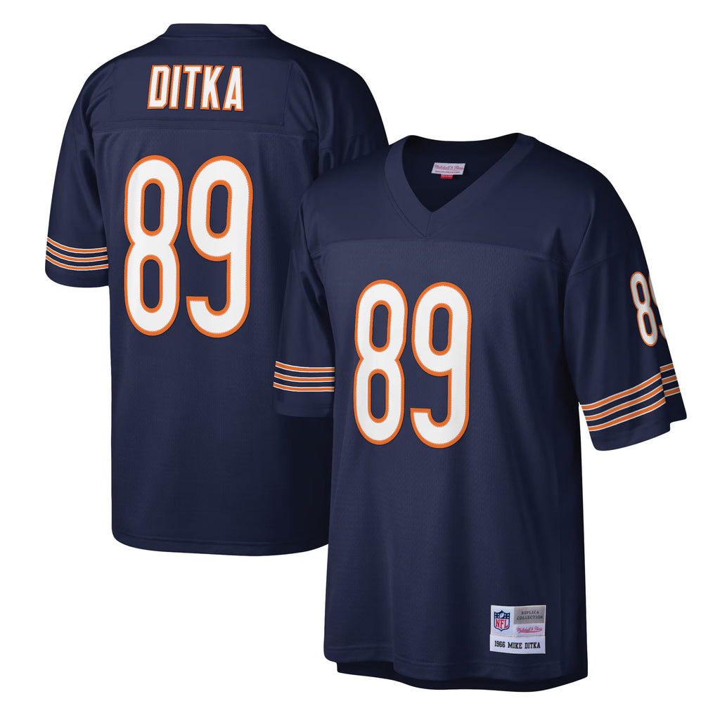 Chicago Bears Mike Ditka Mitchell & Ness Navy Legacy Replica Jersey
