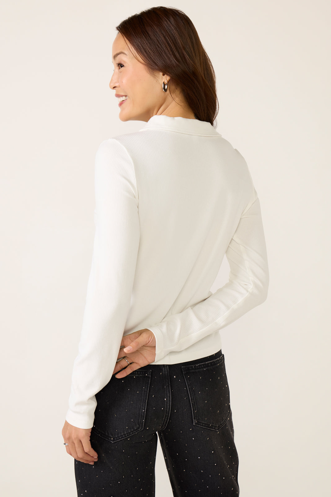 Women's Gemma Lace Up Polo Top