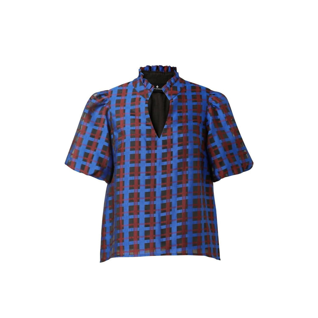 Aida Top In Blue