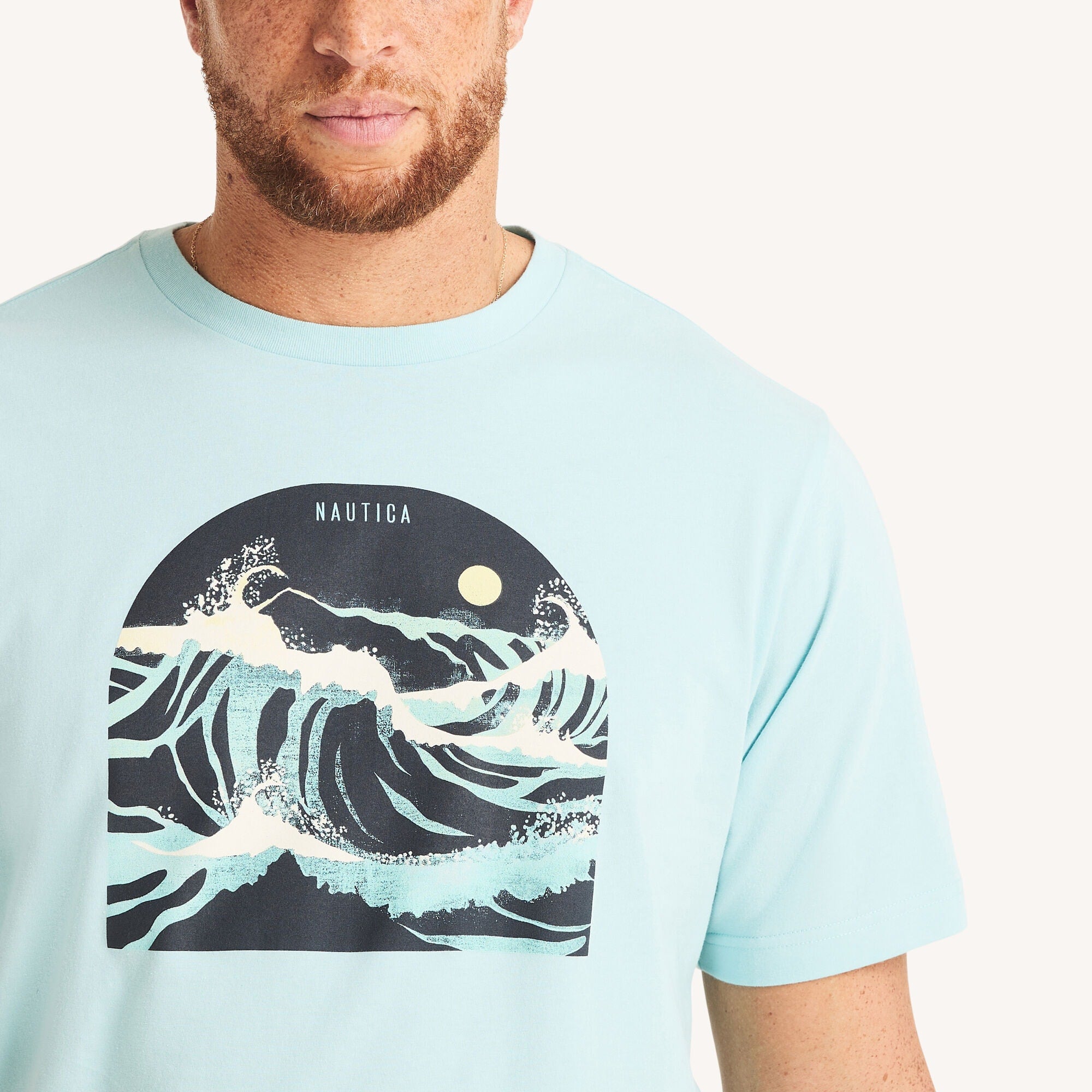 Nautica Big & Tall Stormy Day Graphic T-Shirt