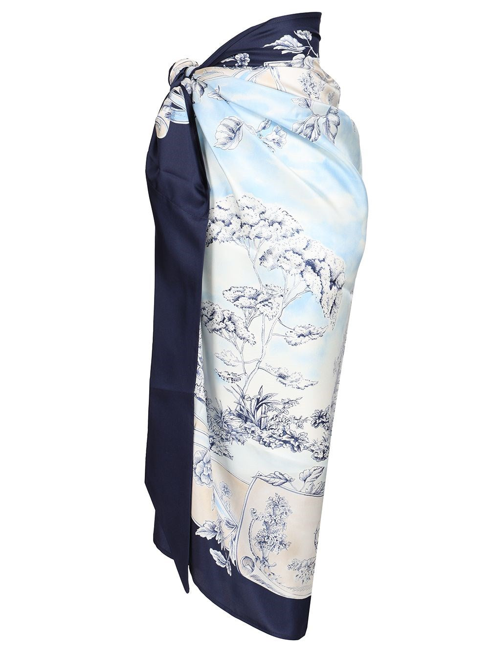 Ferragamo Women Pareo With "Travel" Print