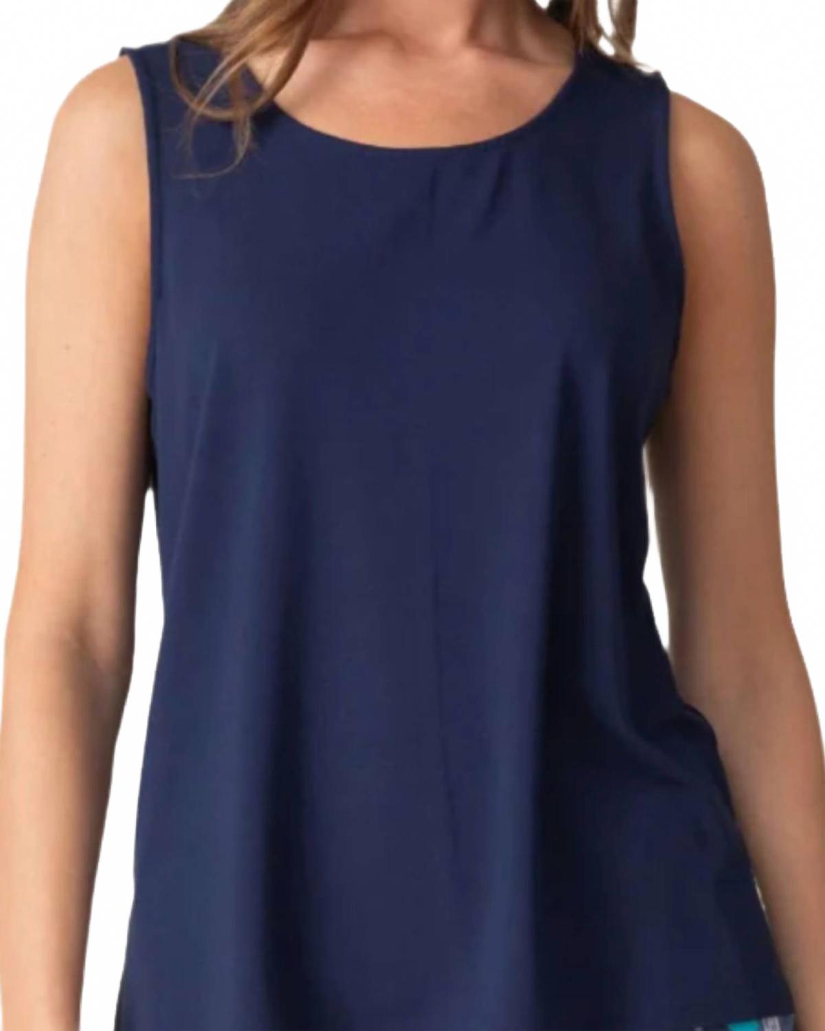 Core Travel Tank Top In Navy