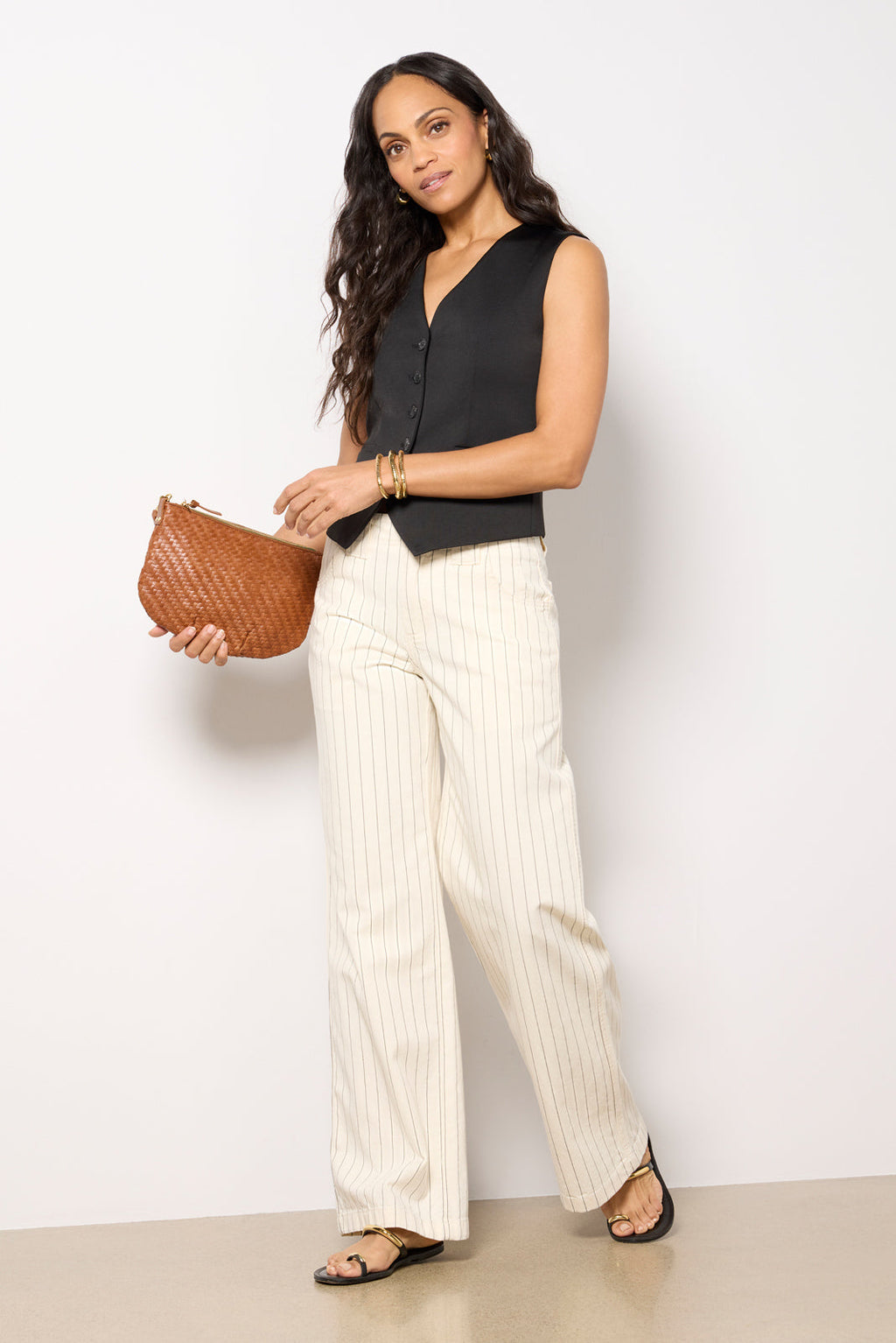 Women's Arden Striped Wide Leg Pants