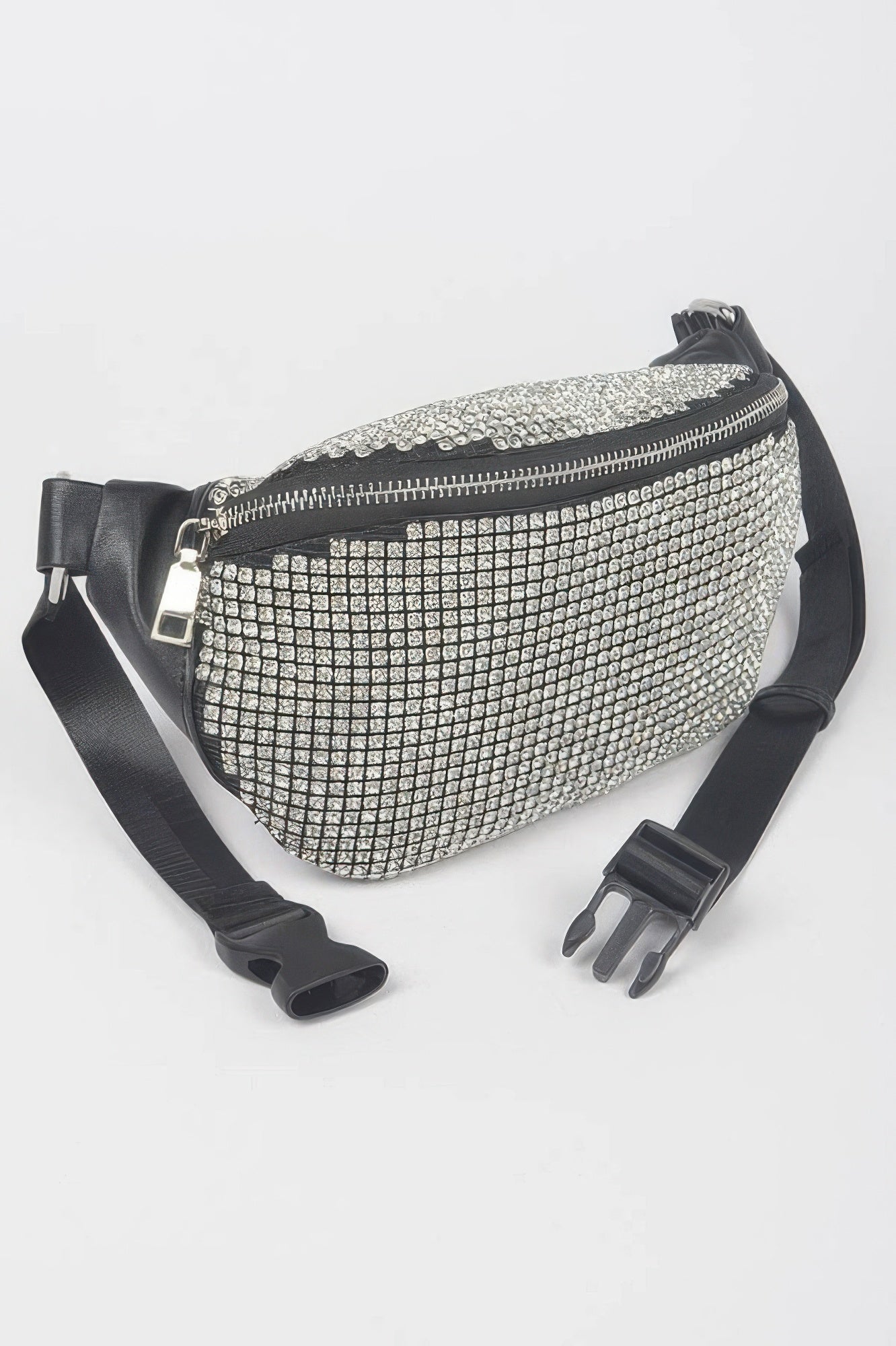 Rhinestone Mesh Fanny Pack