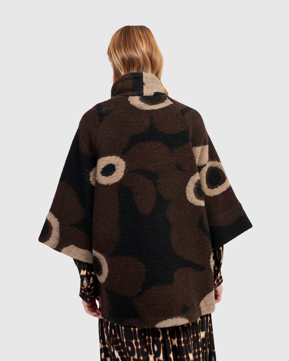 Cosmo Cozy Pullover Sweater In Floral