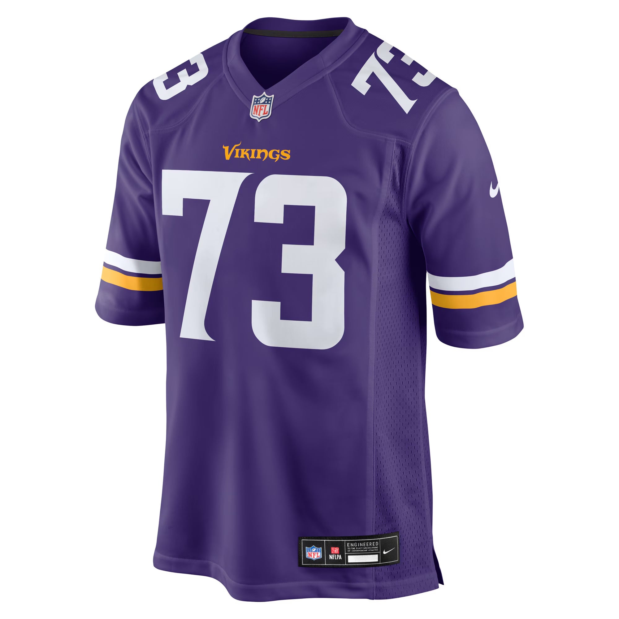 Minnesota Vikings Walter Rouse Purple Team Game Jersey
