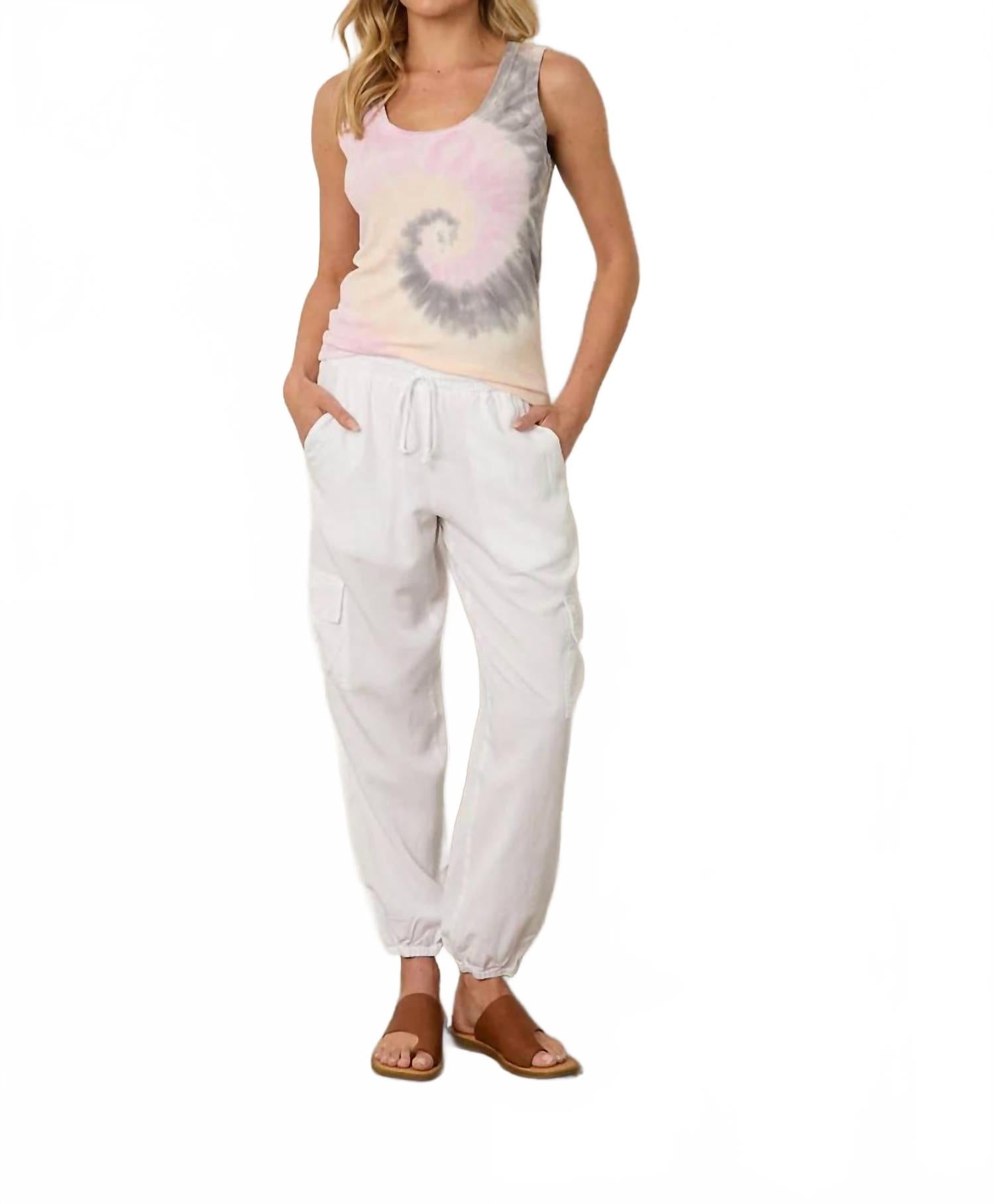 Corinna Scoop Tank Top In After Glow