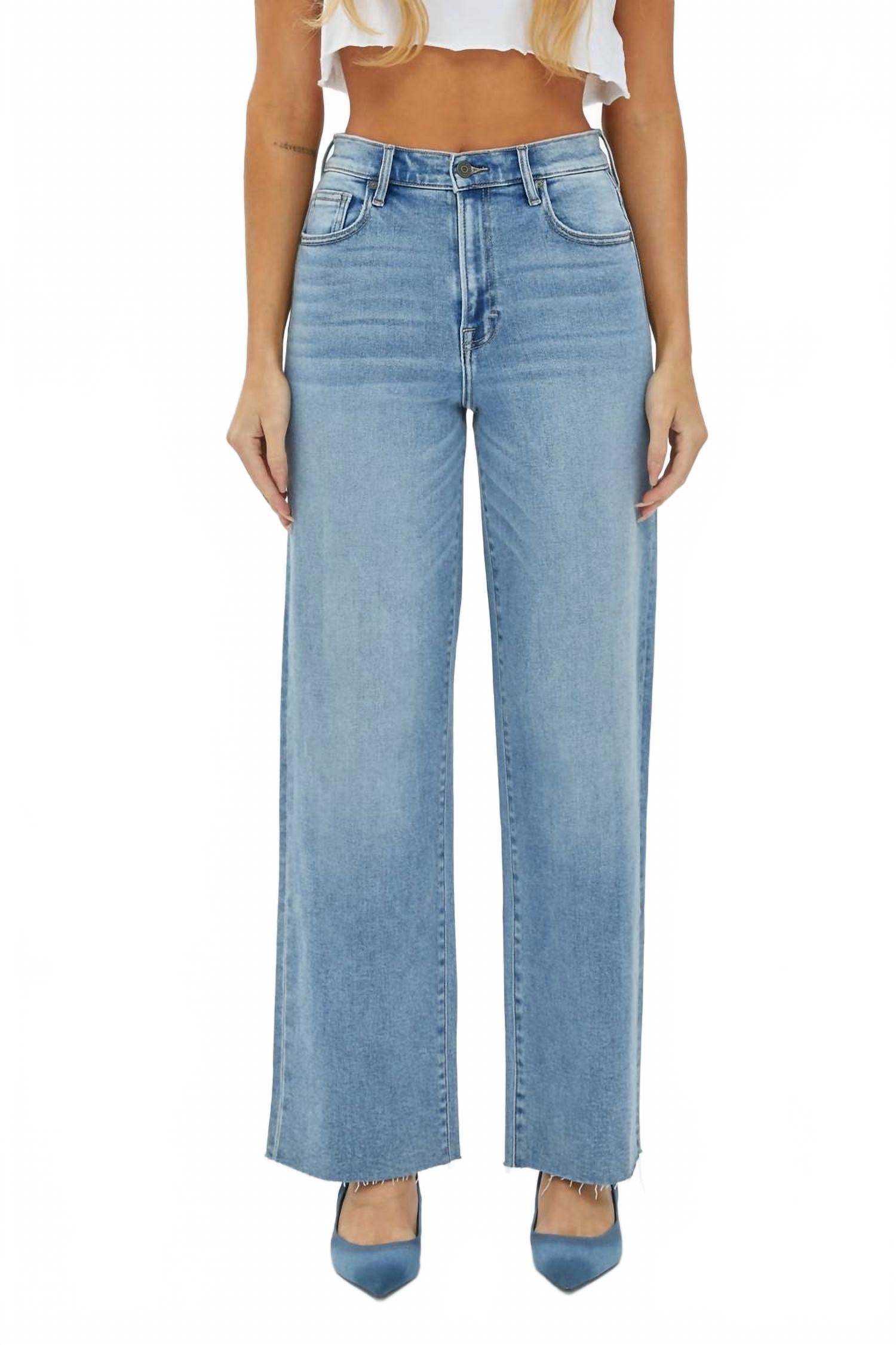 Clean Stretch Dad Jean In Denim