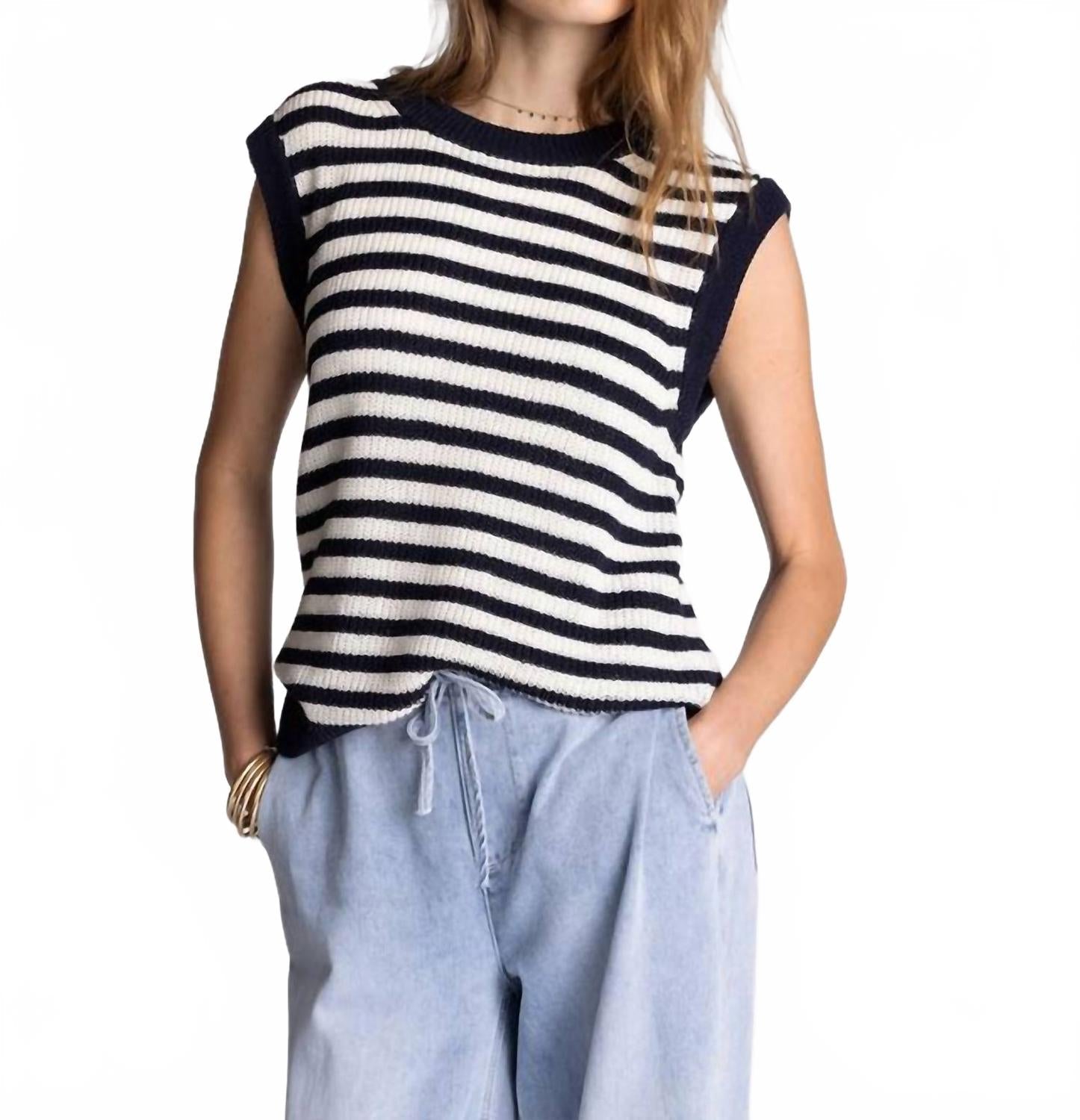 Orta Tank Top In Navy