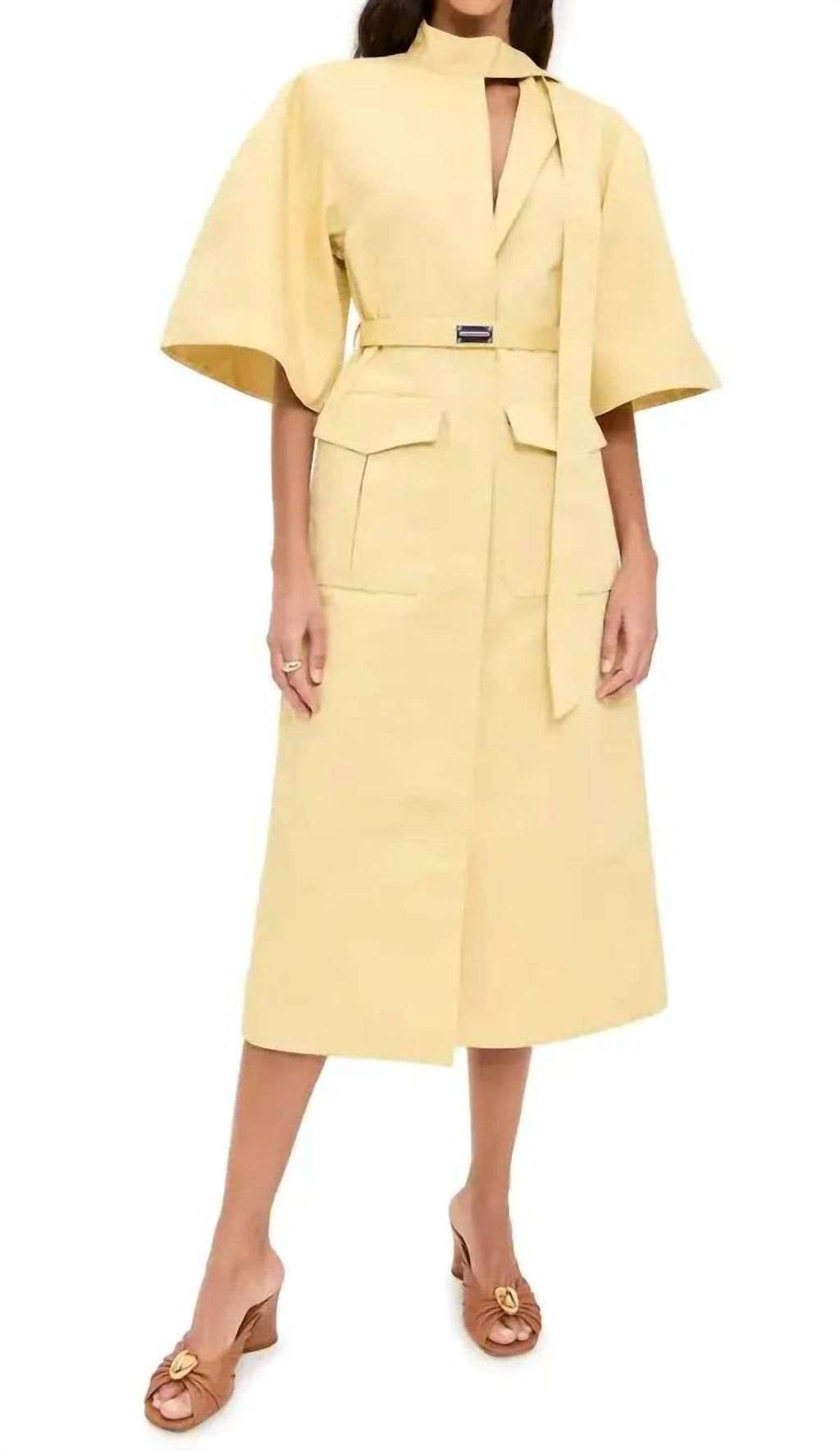 Ilardi Dress In Yellow