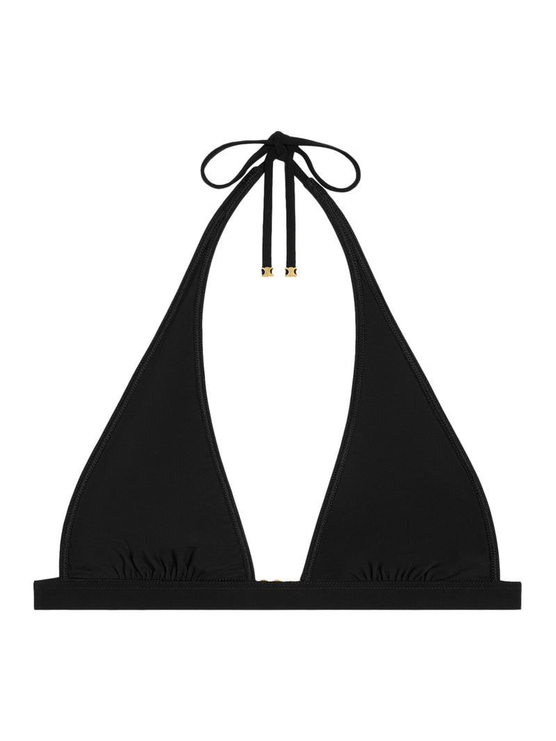 Celine Women Triomphe Triangle Top In Matte Jersey