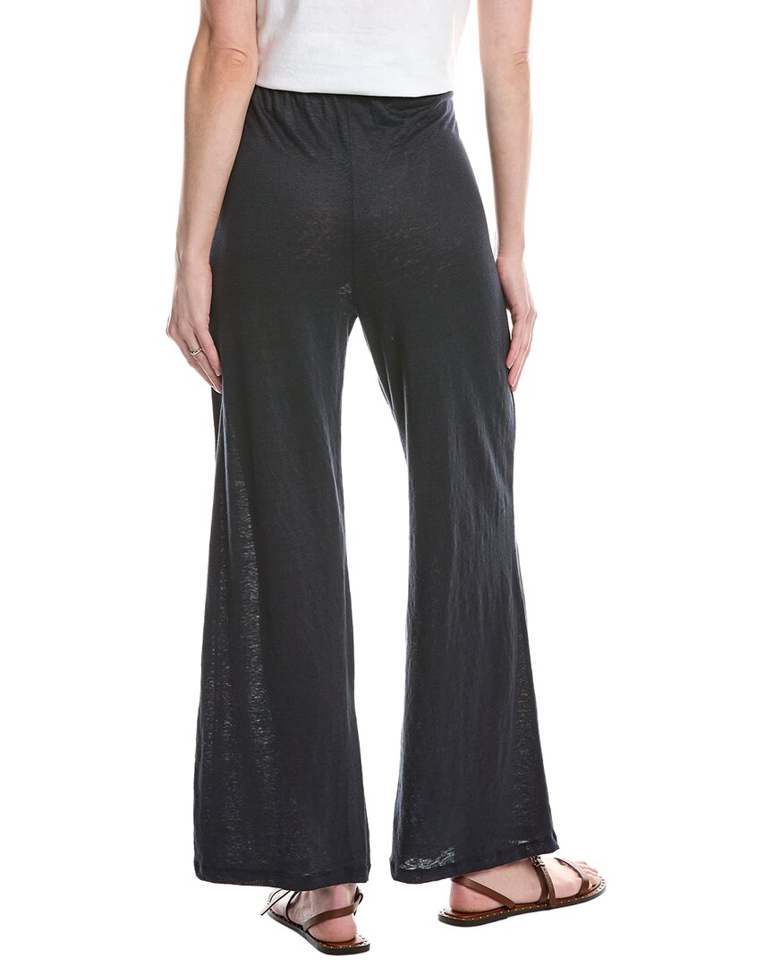 Majestic Filatures Stretch Linen-Blend Wide-Leg Pant