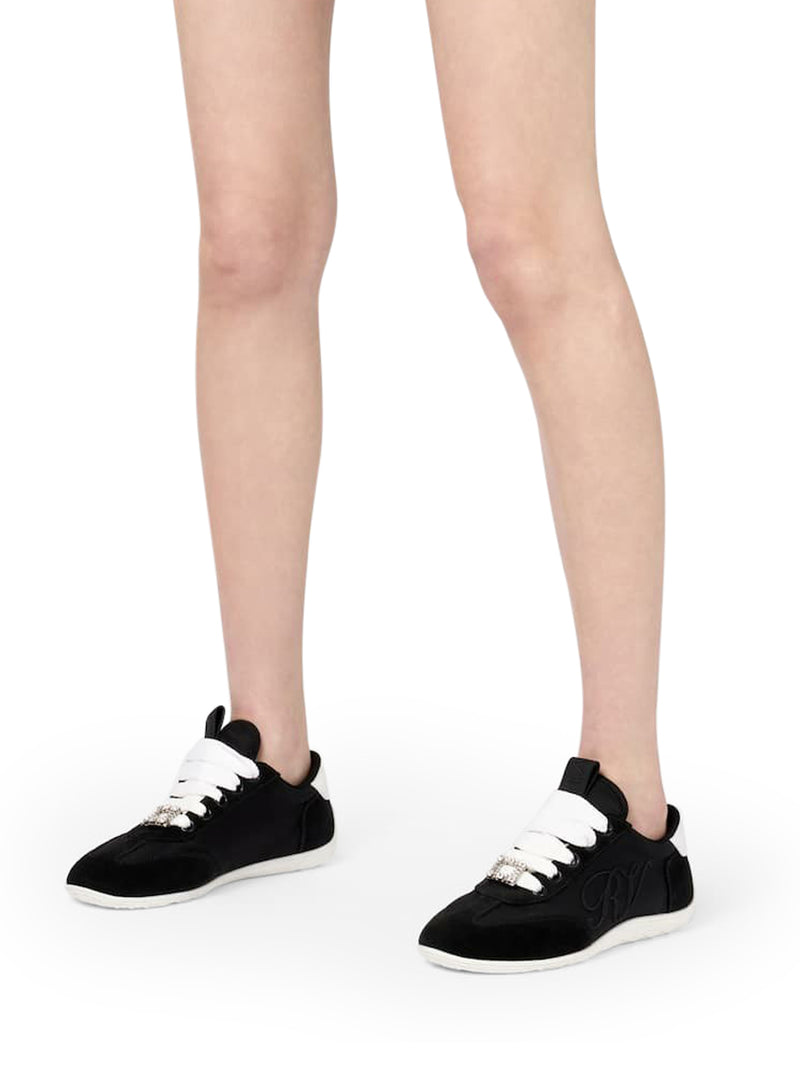 Roger Vivier Women Viv Low Suede Sneakers