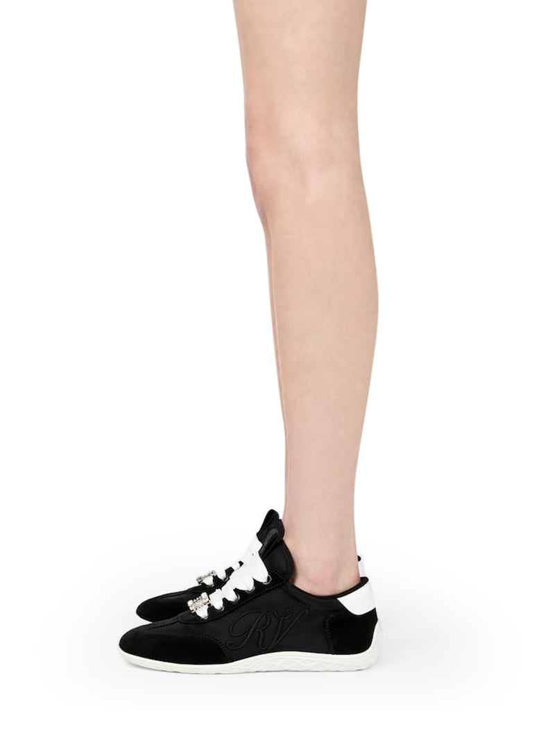 Roger Vivier Women Viv Low Suede Sneakers