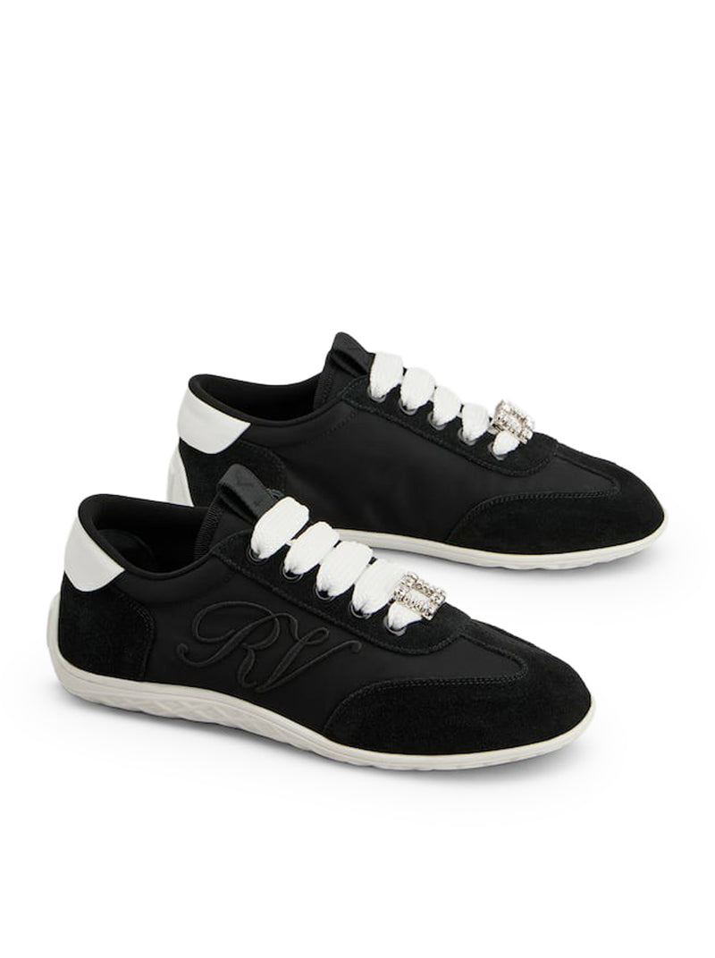 Roger Vivier Women Viv Low Suede Sneakers