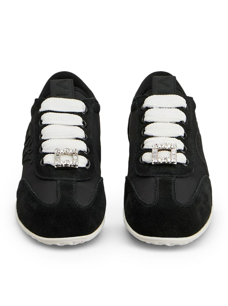 Roger Vivier Women Viv Low Suede Sneakers