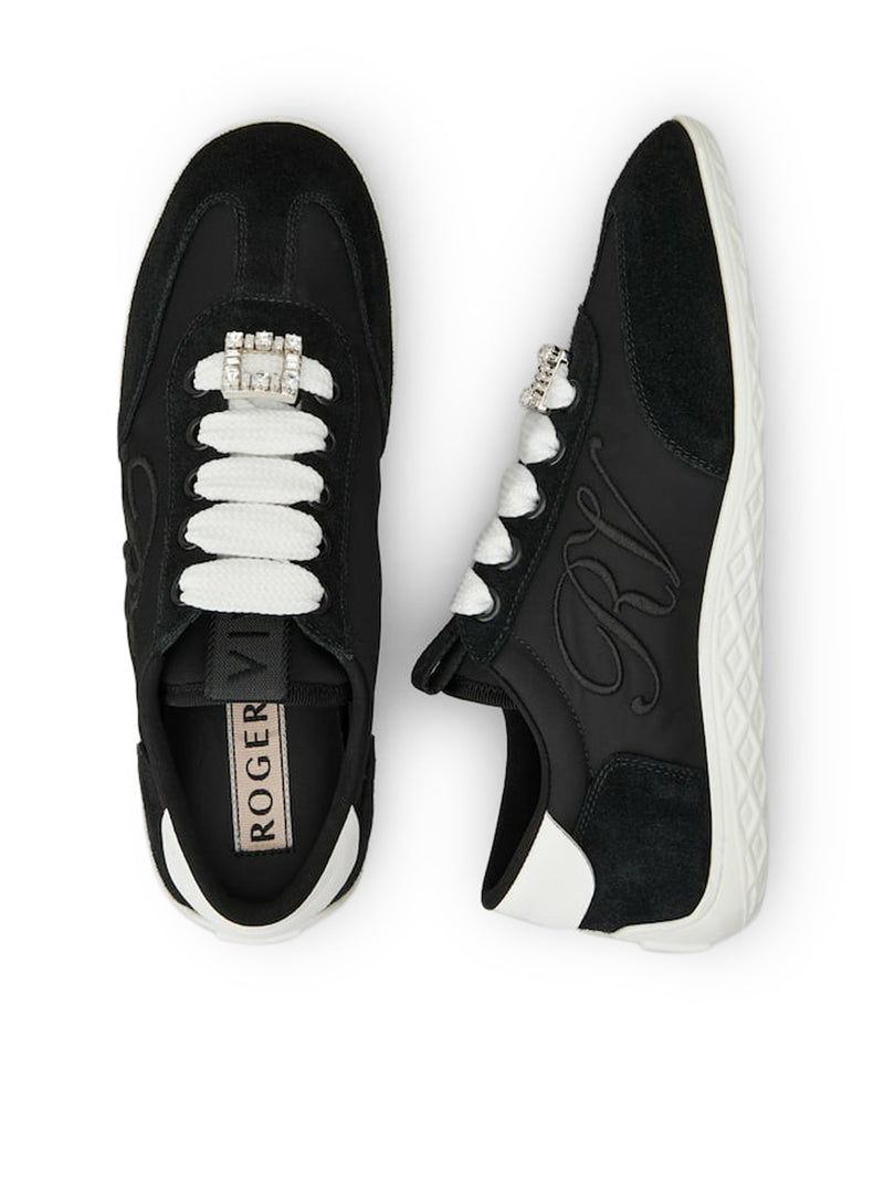 Roger Vivier Women Viv Low Suede Sneakers