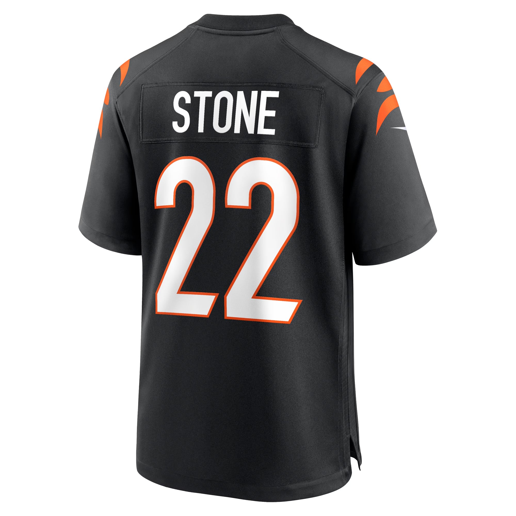 Cincinnati Bengals Geno Stone Black Game Jersey