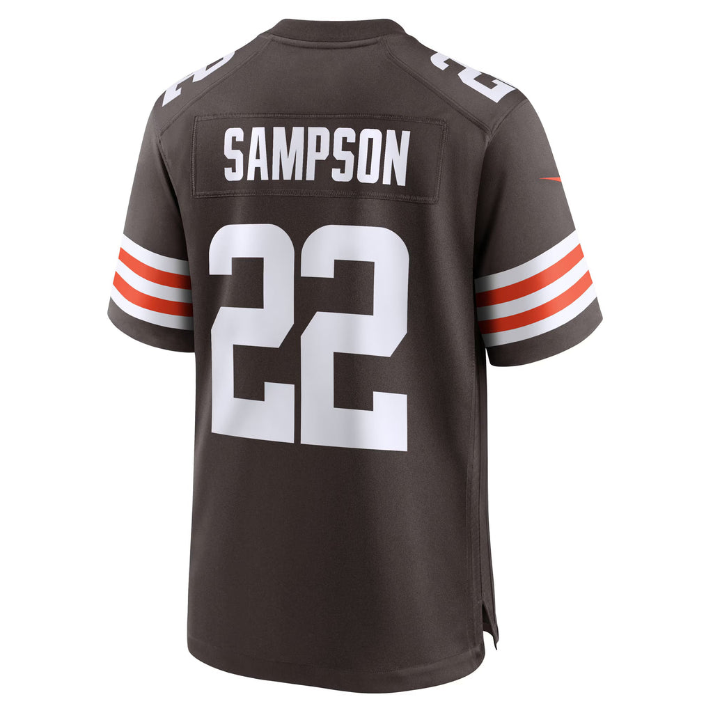 Cleveland Browns Dylan Sampson Brown Team Game Jersey