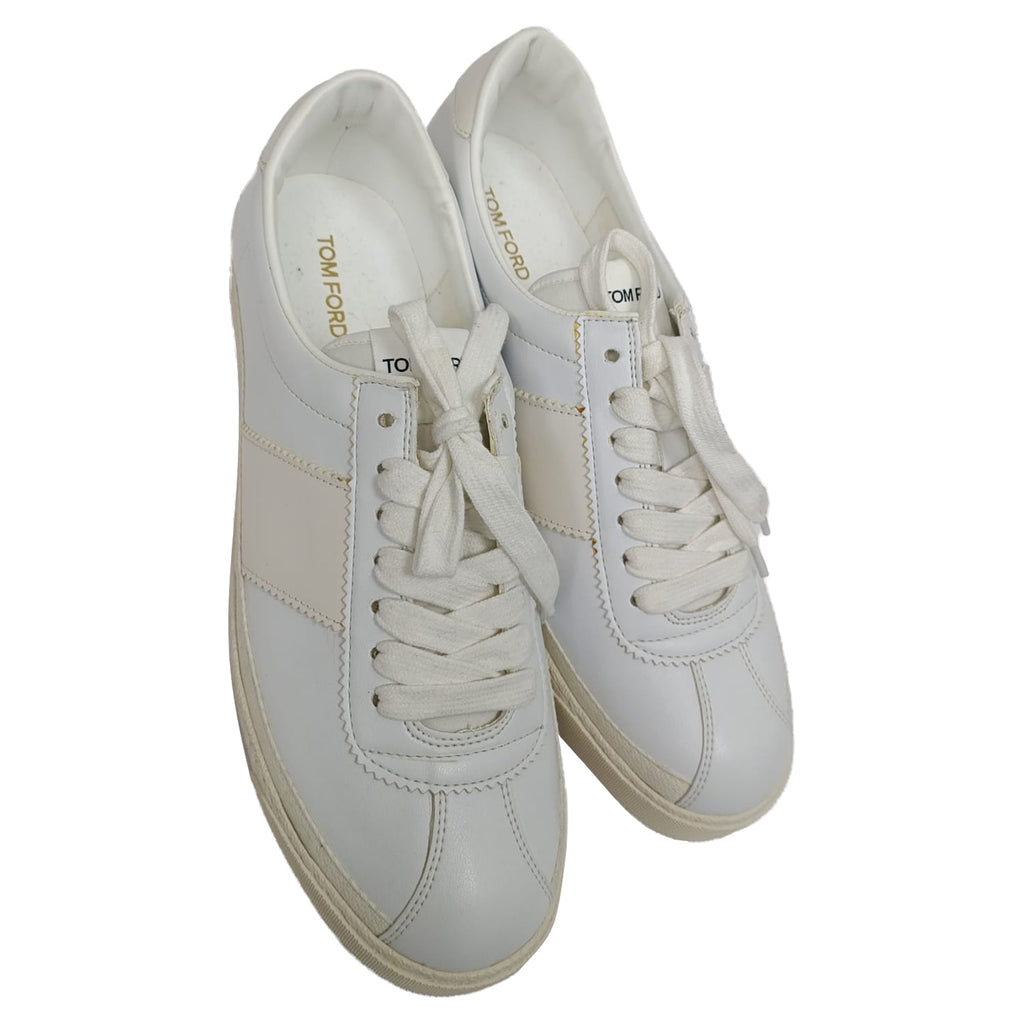 Tom Ford Bannister Sneakers in White Leather