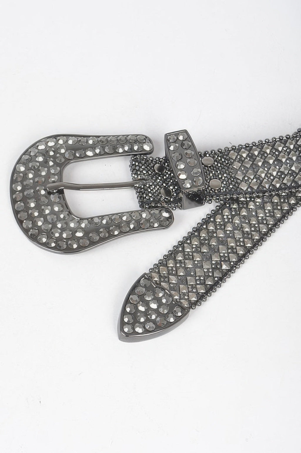 Rhinestone Western Style Plus Size Belt