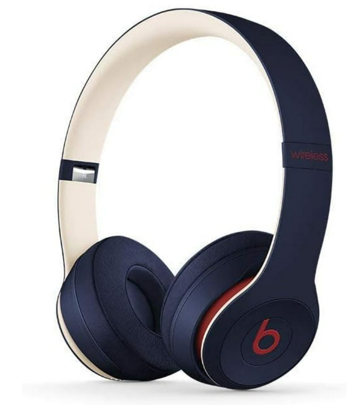 Beats Solo3 Wireless On-Ear Headphones - Beats Club Collection - Club Navy (Renewed)
