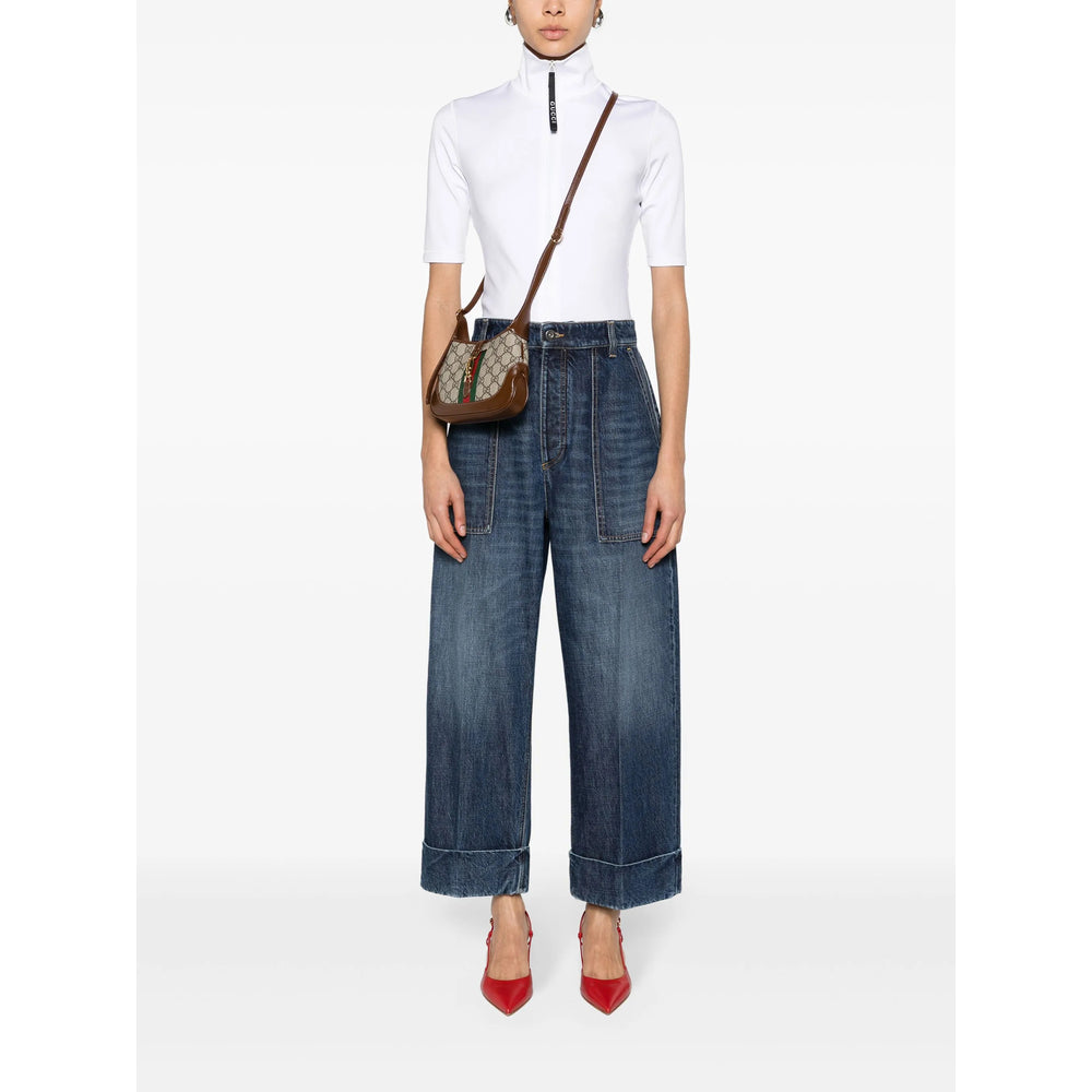 Gucci Women Jackie 1961 Mini Hobo Bag With Shoulder Strap