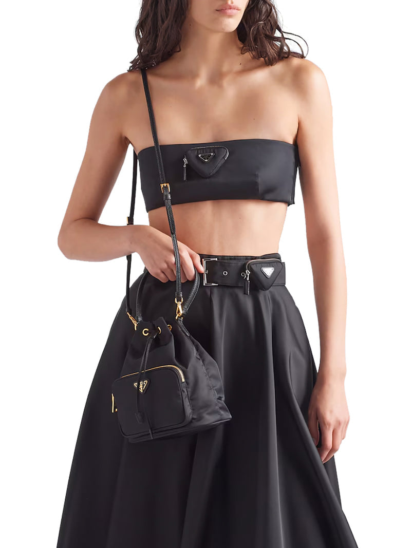 Prada Women Prada Duet Re-Nylon Bucket Bag