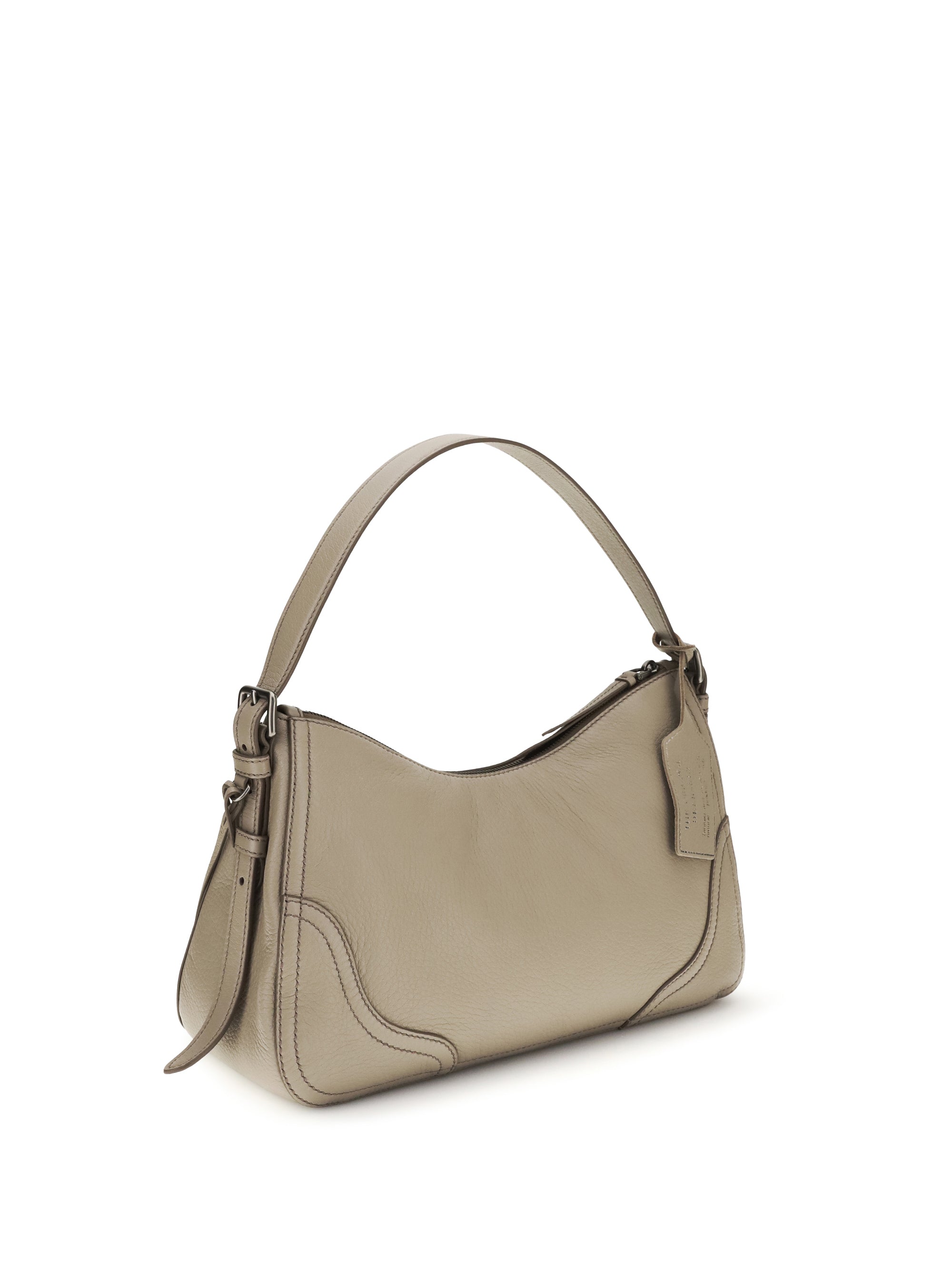Prada Women Aimée Large Shoulder Bag In Leather