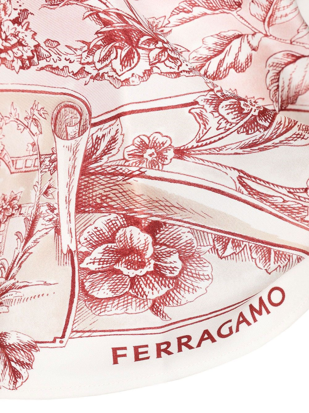 Ferragamo Women Top Foulard With Ethnic Print