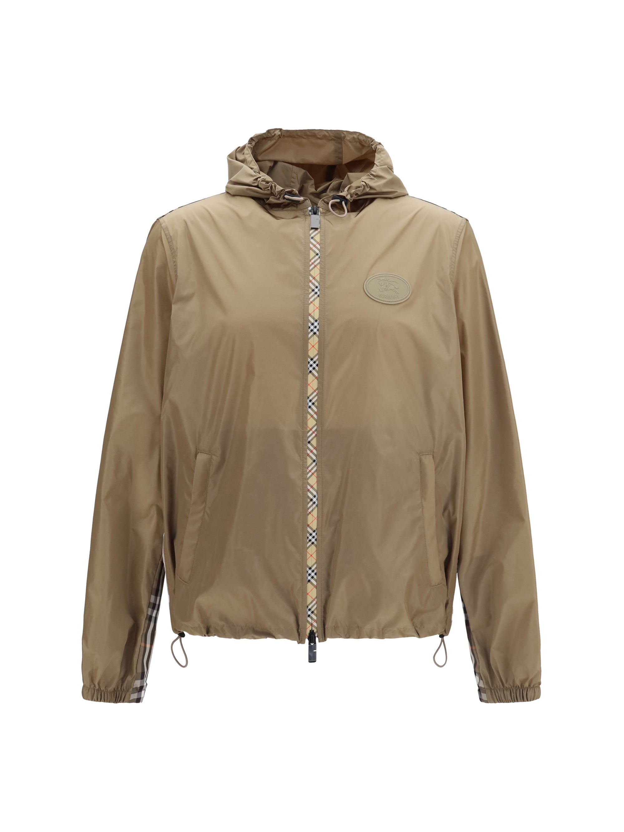 Burberry Men Newport Nylon Hooded Jacket