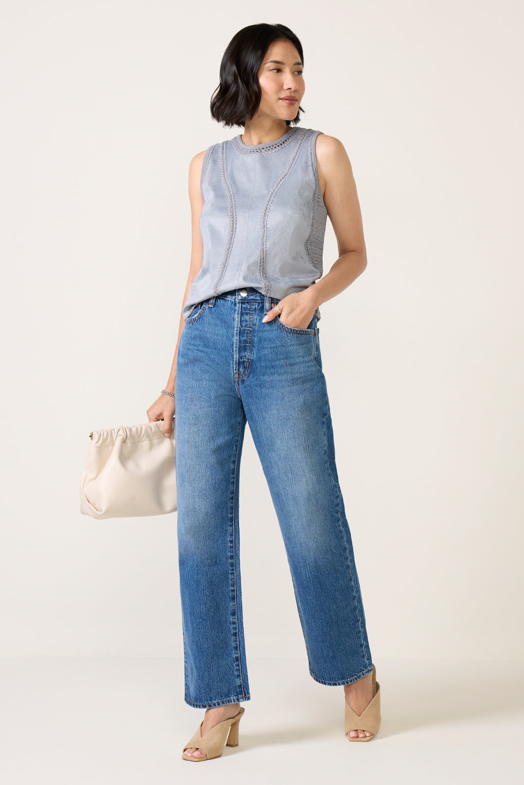 Women's Petite Cassie Straight Jean