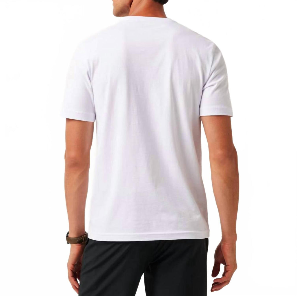 Worth A Shot Short Sleeve Tee In White