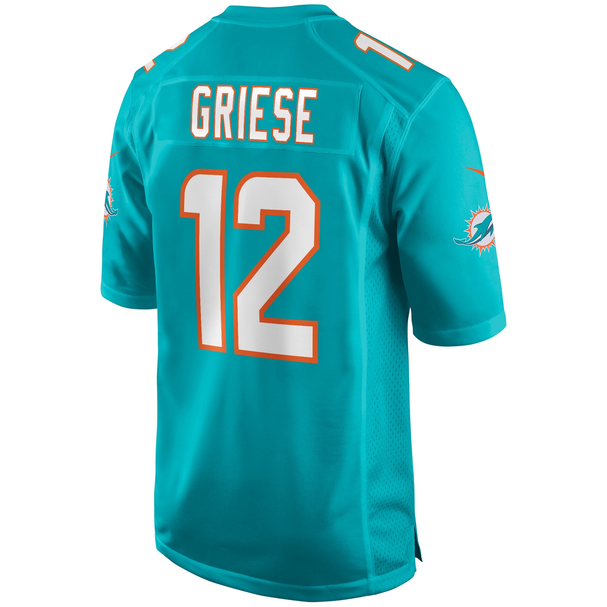 Miami Dolphins Bob Griese Aqua Game Retired Player Jersey